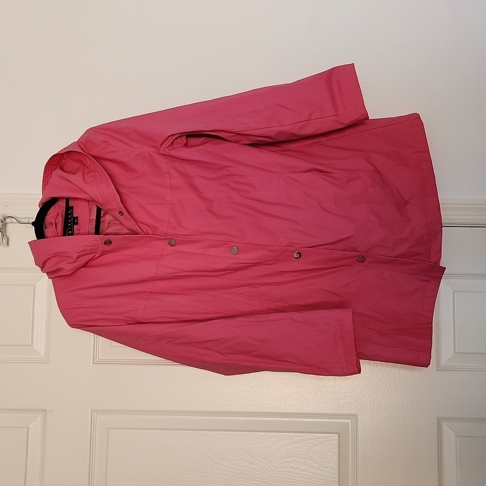 Giacca Barbie Pink Rain Coat Sz XL